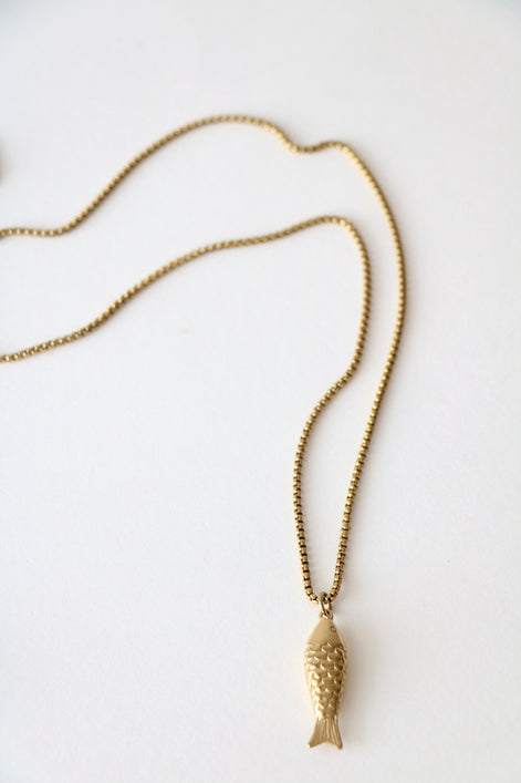 SARDINE LONG NECKLACE