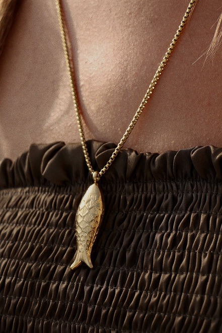 SARDINE LONG NECKLACE