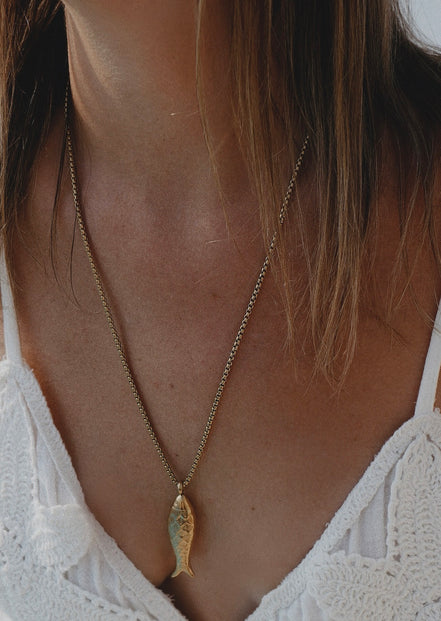SARDINE LONG NECKLACE