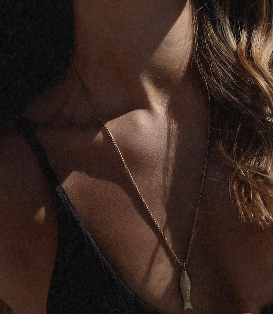 SARDINE LONG NECKLACE