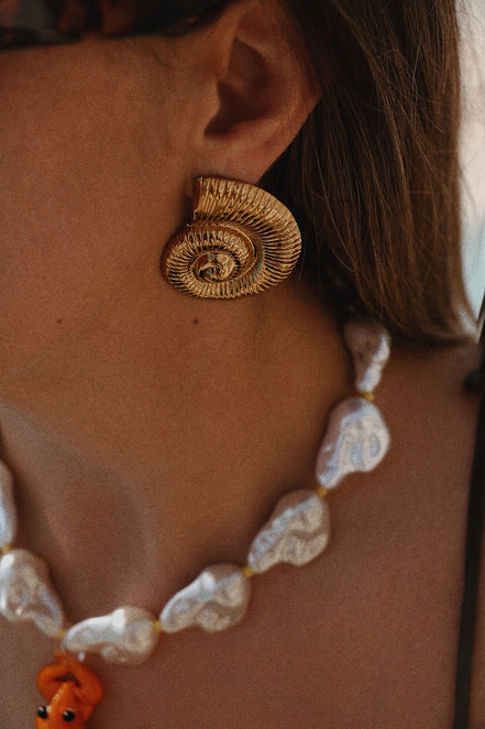 SEA WHELK EARRINGS