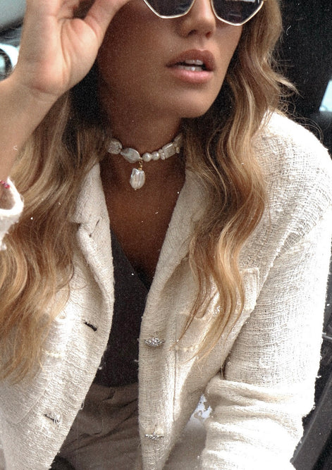 EDIT PEARL CHOKER