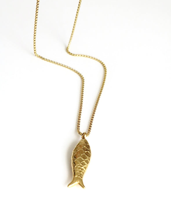 SARDINE LONG NECKLACE